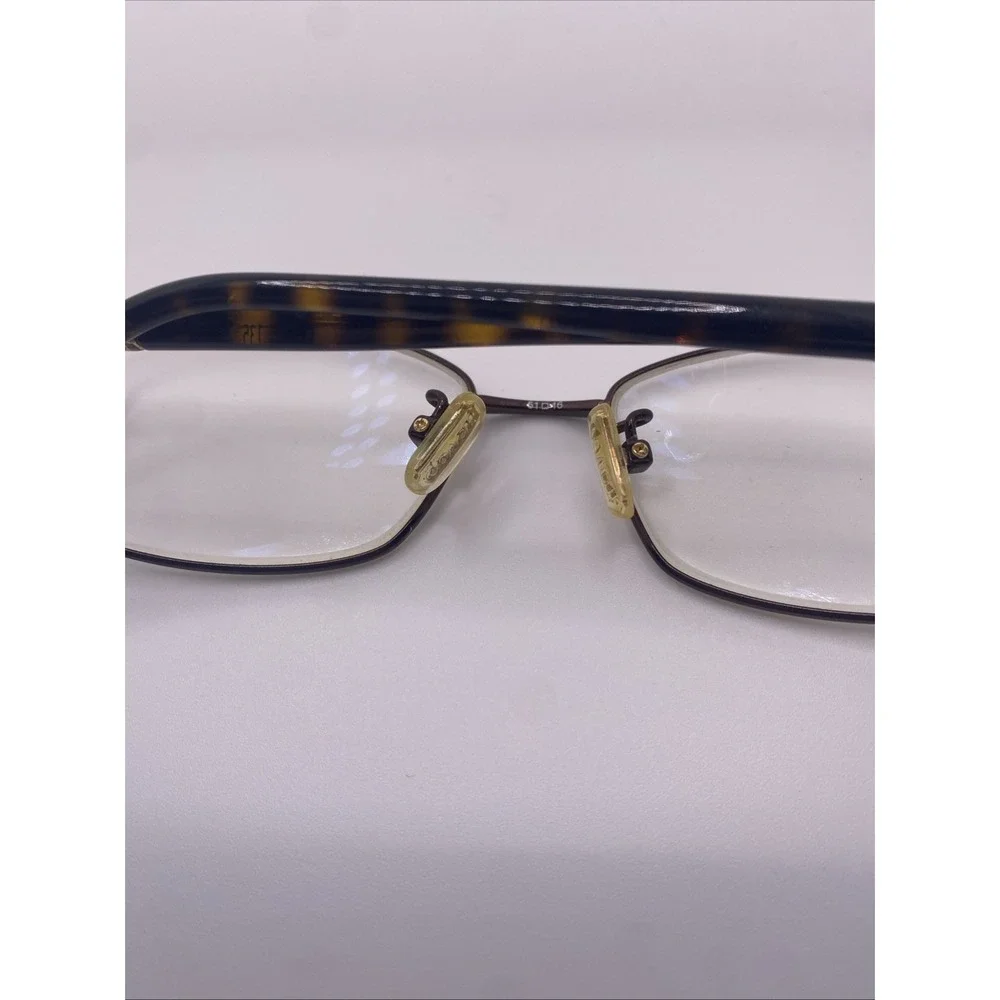 Coach Eyeglasses FRAMES ONLY Gertie 51-16-135 Brown Tortoise 383 - Picture 4 of 16